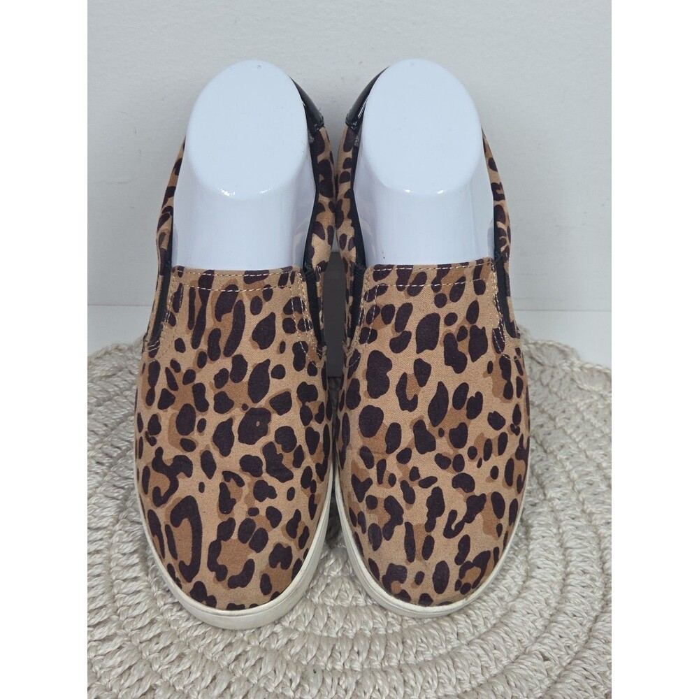 Dr Scholls Leopard Chic Print Slip On Sneakers Be Free Energy Tech Sz 7 Comfort - Picture 2 of 12